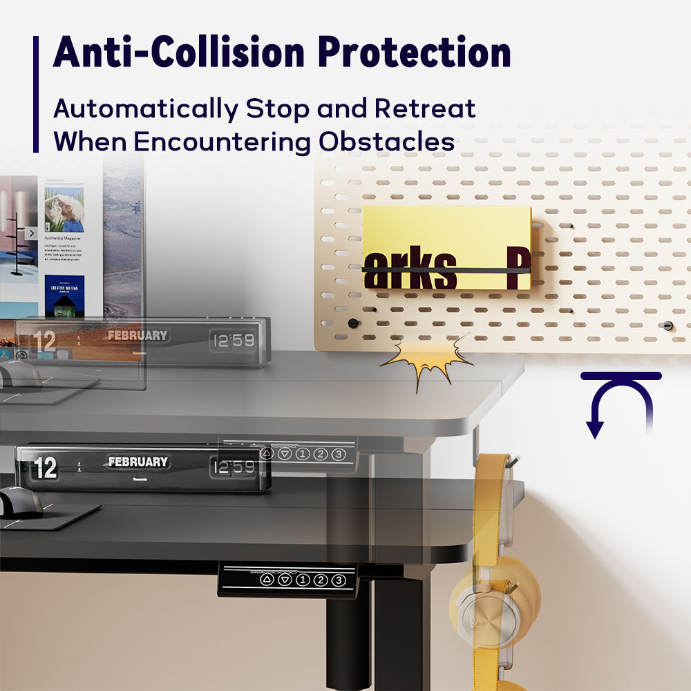 Sähkökäyttöinen Seisomapöytä, Korkeussäädettävä, 120x60cm