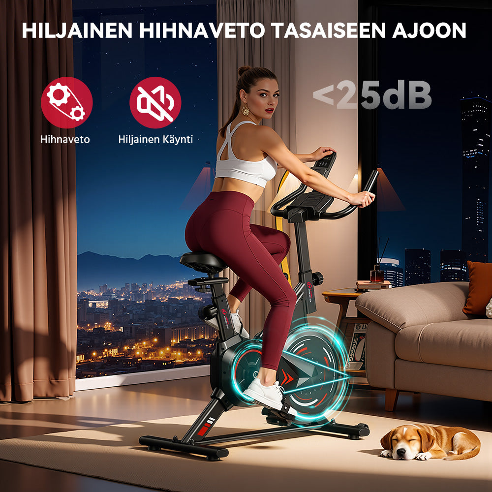 Paikallaan Oleva Kuntopyörä C1, Vauhtipyörä 6 KG