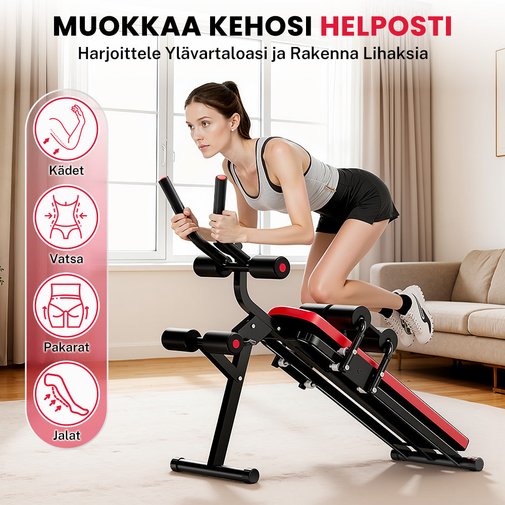 Taitettava Vatsalihastreenilaite