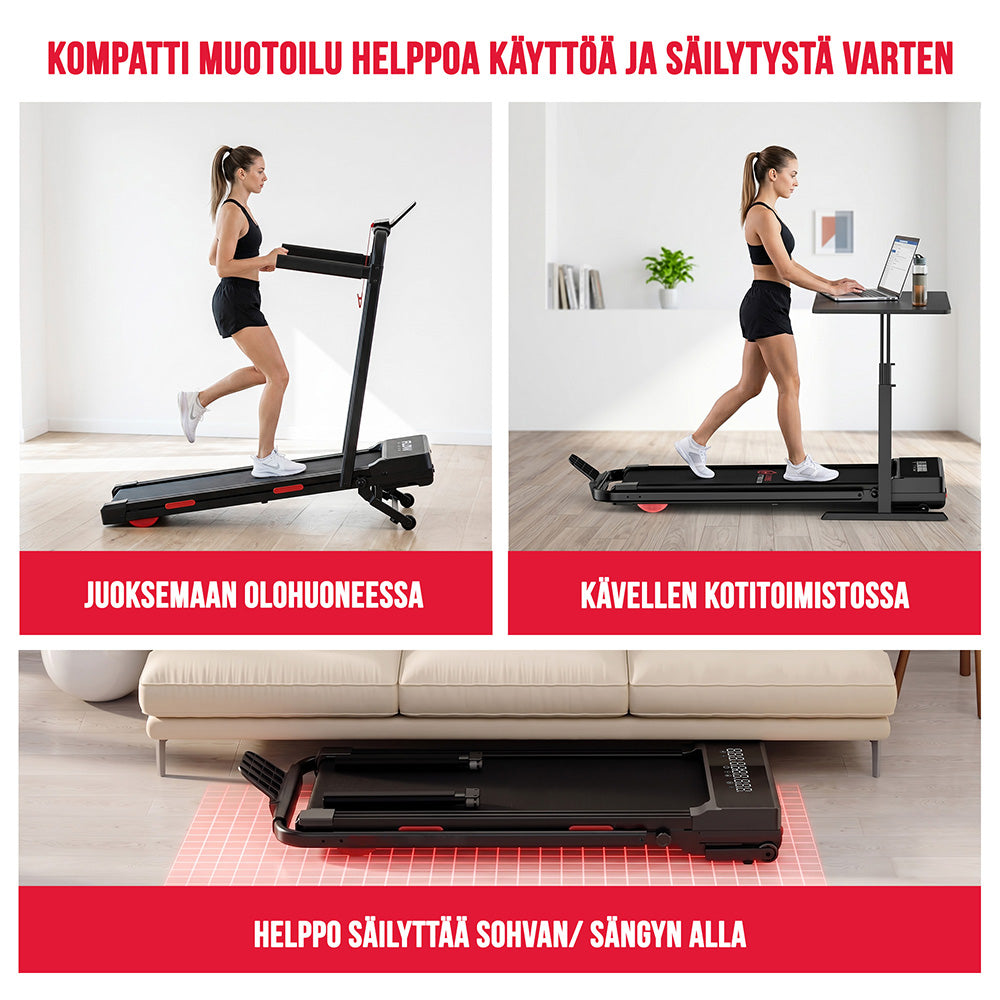 Juoksumatto Y5 Harjattomalla Moottorilla, 0%-15% Automaattinen Kallistus
