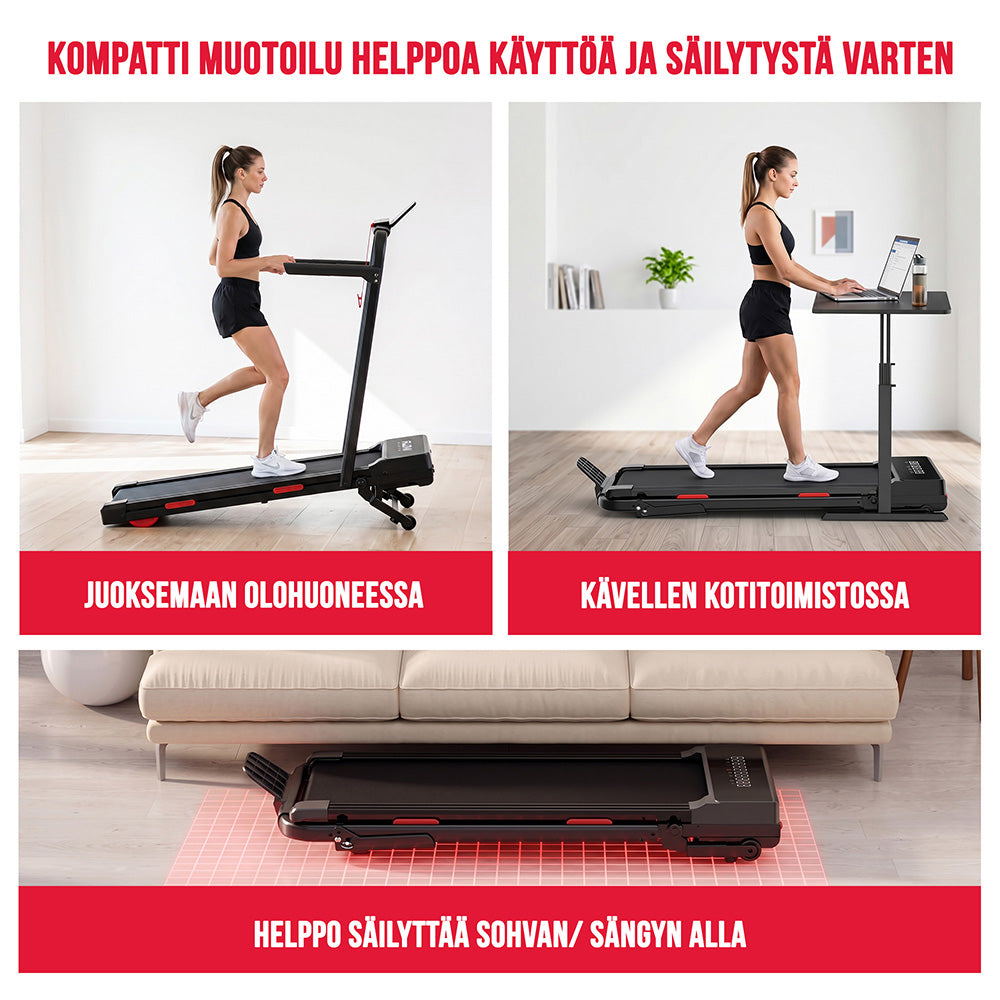 Juoksumatto Y5 Harjattomalla Moottorilla, 0%-15% Automaattinen Kallistus