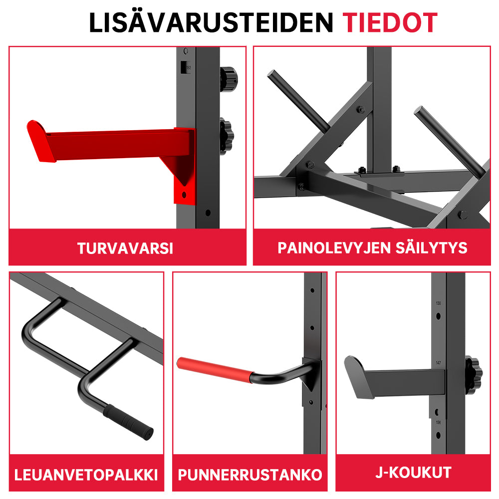 Kyykky Puoli Teline Leuanvetotangolla