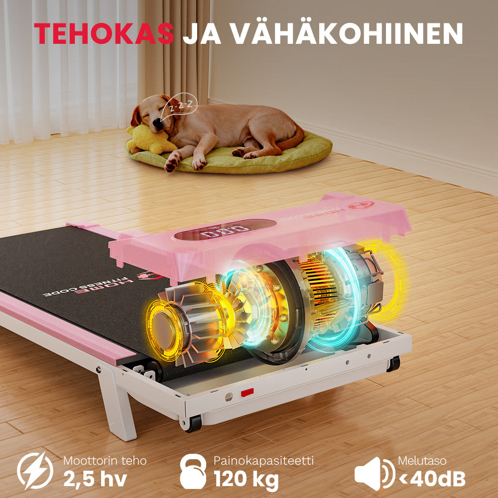 Juoksumatto T7, Nopeus 1-6 KM/H, 5% Manuaalinen Kaltevuus