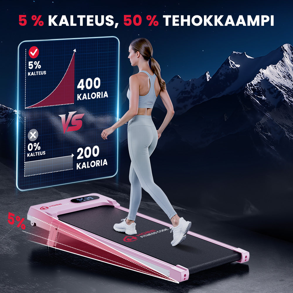 Juoksumatto T7, Nopeus 1-6 KM/H, 5% Manuaalinen Kaltevuus