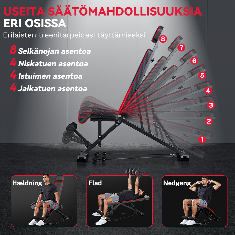 Taitettava Harjoittelupenkki