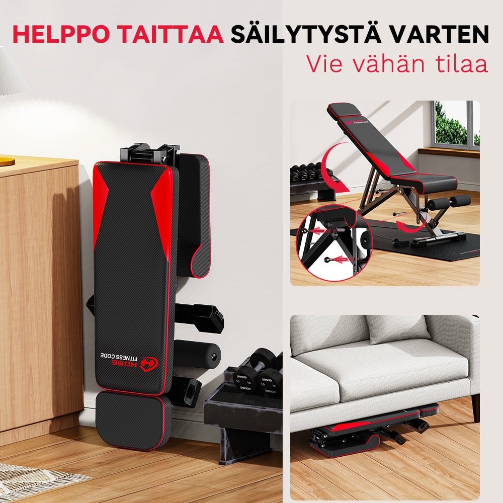 Taitettava Harjoittelupenkki
