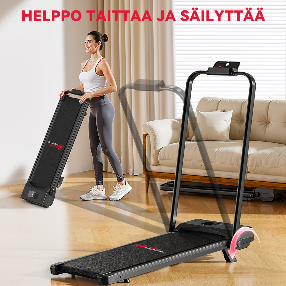 Taitettava Juoksumatto C1, Nopeus 1-10 KM/H, 5% Manuaalinen Kaltevuus