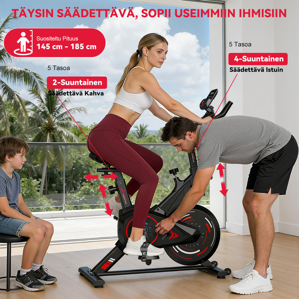 Paikallaan Oleva Kuntopyörä C1, Vauhtipyörä 6 KG