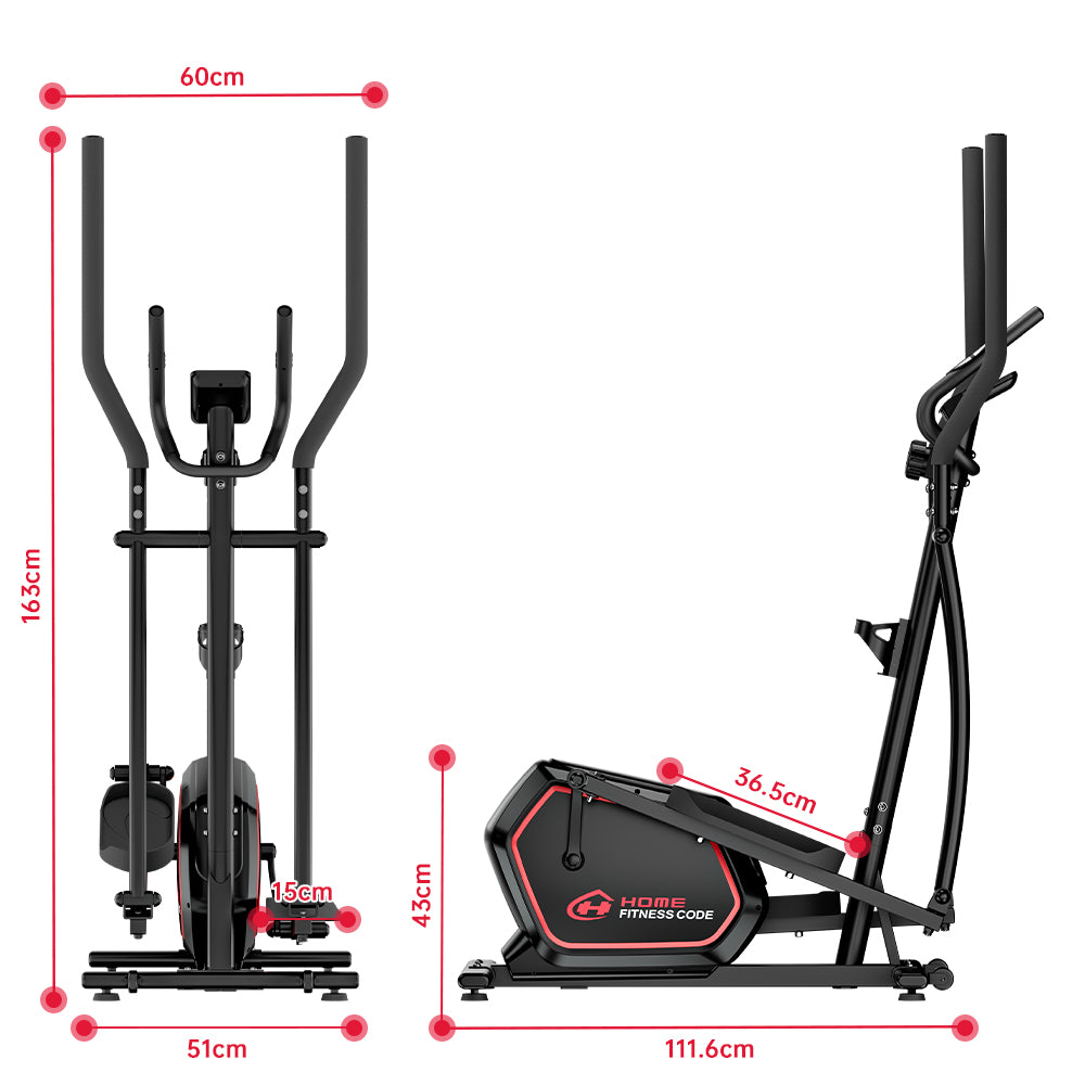 Crosstrainer E200, 16-Tasoinen Magneettivastus