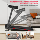 Taitettava Juoksumatto Q5 Säädettävällä Kaltevuudella, Harjaton Moottori, Nopeus 1–12 Km/H