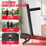Juoksumatto Y5 Harjattomalla Moottorilla, 0%-15% Automaattinen Kallistus