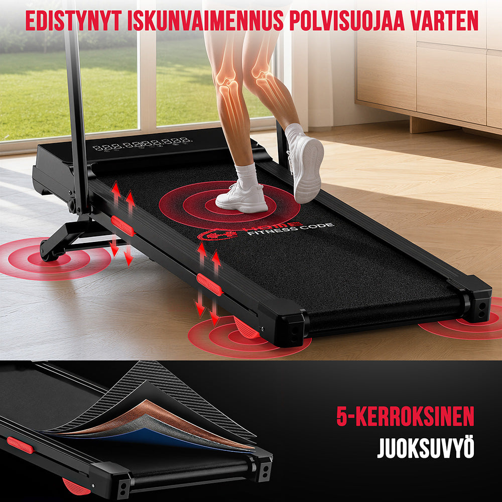 Juoksumatto Y5 Harjattomalla Moottorilla, 0%-15% Automaattinen Kallistus