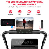 Juoksumatto Q2 Pro Harjattomalla Moottorilla, Nopeus 1–10 km/h, 5% Manuaalinen Kaltevuus (Uusi Versio)