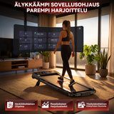 Juoksumatto Q2 Pro Harjattomalla Moottorilla, Nopeus 1–10 km/h, 5% Manuaalinen Kaltevuus (Uusi Versio)