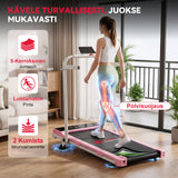 Juoksumatto Q2 Pro Harjattomalla Moottorilla, Nopeus 1–10 km/h, 5% Manuaalinen Kaltevuus (Uusi Versio)