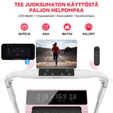 Juoksumatto Q2 Pro Harjattomalla Moottorilla, Nopeus 1–10 km/h, 5% Manuaalinen Kaltevuus (Uusi Versio)