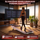 Juoksumatto Q2 Pro Harjattomalla Moottorilla, Nopeus 1–10 km/h, 5% Manuaalinen Kaltevuus (Uusi Versio)