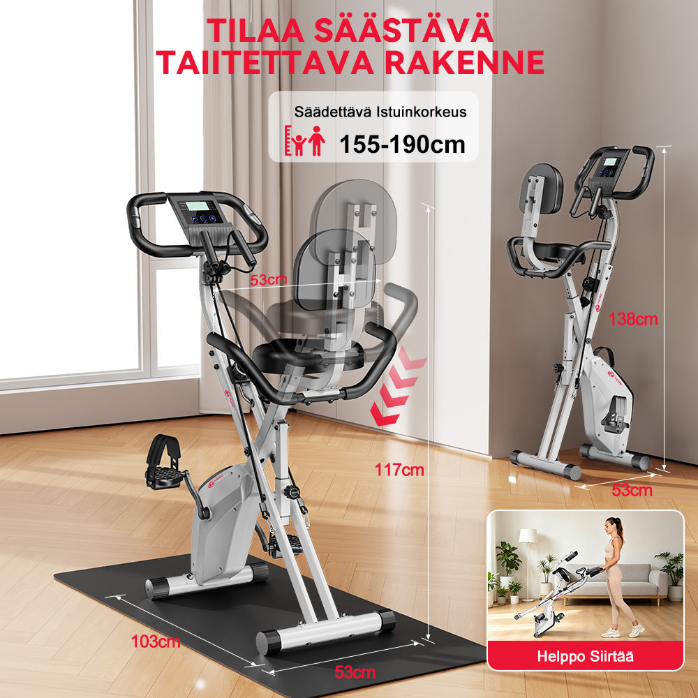 Taitettava Kuntopyörä, Magneettinen Vastus