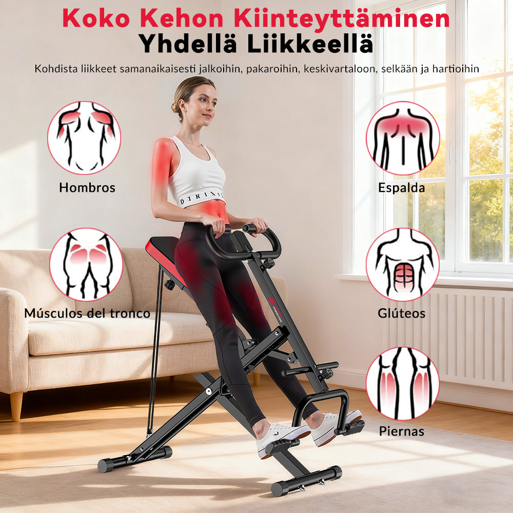 Taitettava Kyykkylaite