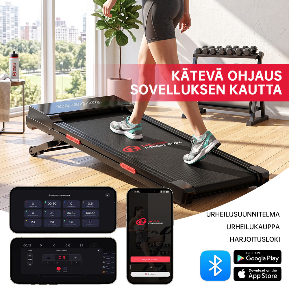 Juoksumatto Y5 Harjattomalla Moottorilla, 0%-15% Automaattinen Kallistus