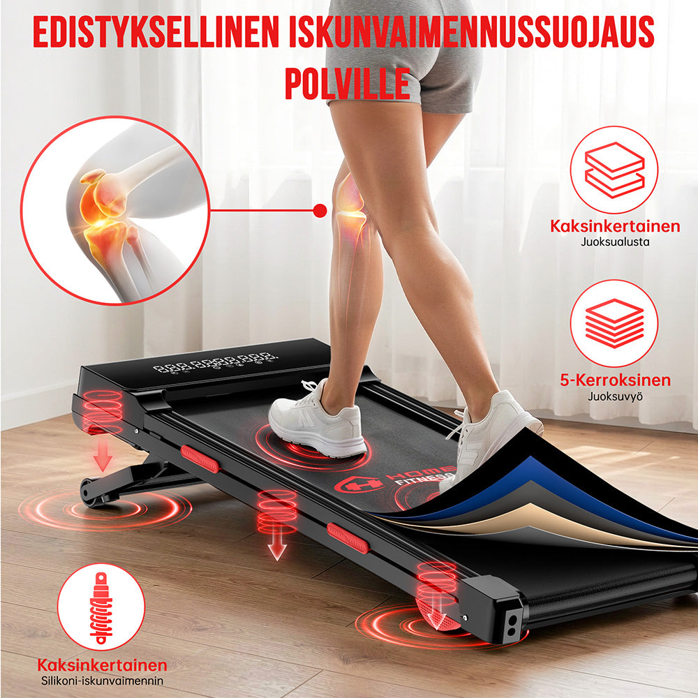 Juoksumatto Y5 Harjattomalla Moottorilla, 0%-15% Automaattinen Kallistus