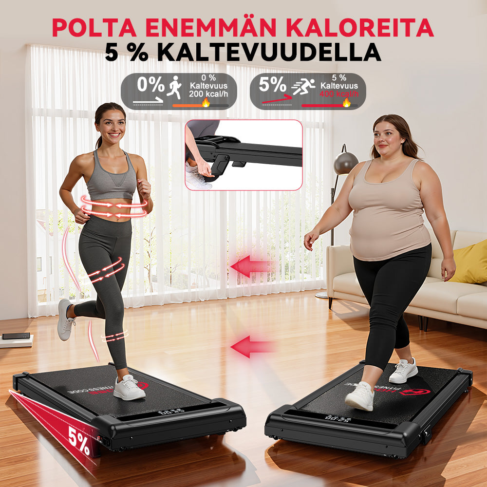 Juoksumatto Z3 Harjattomalla Moottorilla, Nopeus 1-6 KM/H, 5% Manuaalinen Kaltevuus