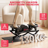 U-Kirjaimen Muotoinen Stepperi Vastuskuminauhoilla ja Liukumattomalla Matolla