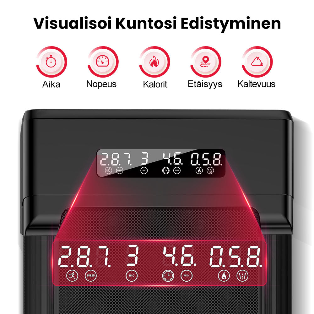 Juoksumatto Y1, Automaattinen Kaltevuus 0-9 %, Nopeus 1-10 KM/H